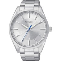 CITIZEN RELOJ DE CUARZO PARA HOMBRE, ELEGANTE, DE ACERO INOXIDABLE Y LUMINOSO,